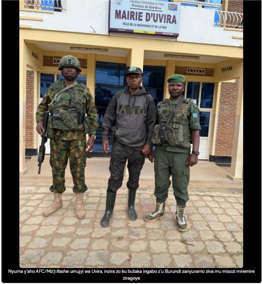 Zimwe mu ngabo z’u Burundi zagose Minembwe; zaheze hagati nk'ururimi