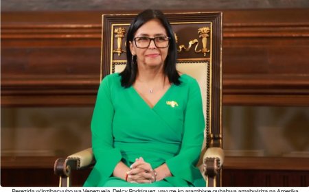 Perezida w’Inzibacyuho wa Venezuela arambiwe guhabwa amabwiriza na Amerika