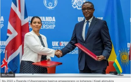 U Rwanda rwareze Ubwongereza ku masezerano y'abimukira