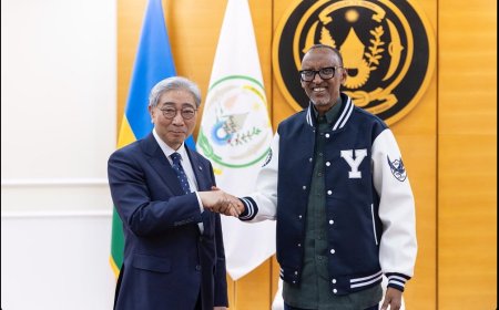 Perezida Kagame yaganiriye n’Umuyobozi wa Kaminuza ya Yonsei