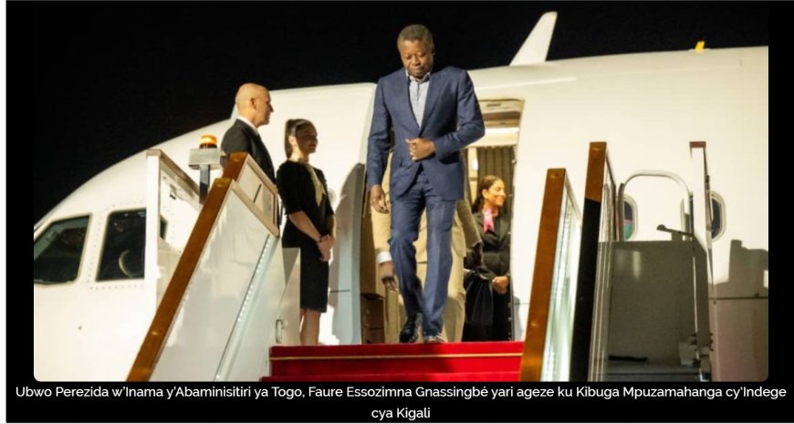 Faure Gnassingbé wa Togo ari mu Rwanda