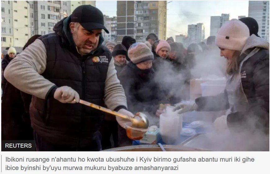 Ukraine: Abantu ibihumbi babuze amashanyarazi mu gihe cy’ubukonje bukabije mu bitero bishya n’Uburusiya