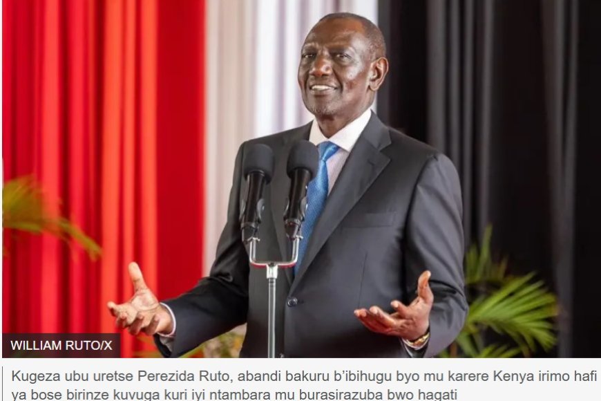 Perezida Ruto wa Kenya yanenzwe nyuma yo kwamagana ibitero bya Iran ntiyamagane ibya US na Israel kuri Iran